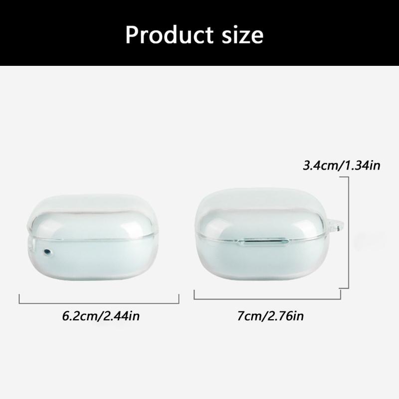 Earphone Cover Shockproof Wrap Case Antiscratch Guard Washable Soft TPU Housing Shell Enhances Grip Suitable For R60i NC