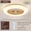 110V/220V LED Light 40W Dimmable Office Home Bedroom Ceiling Fan Light with Remote Control