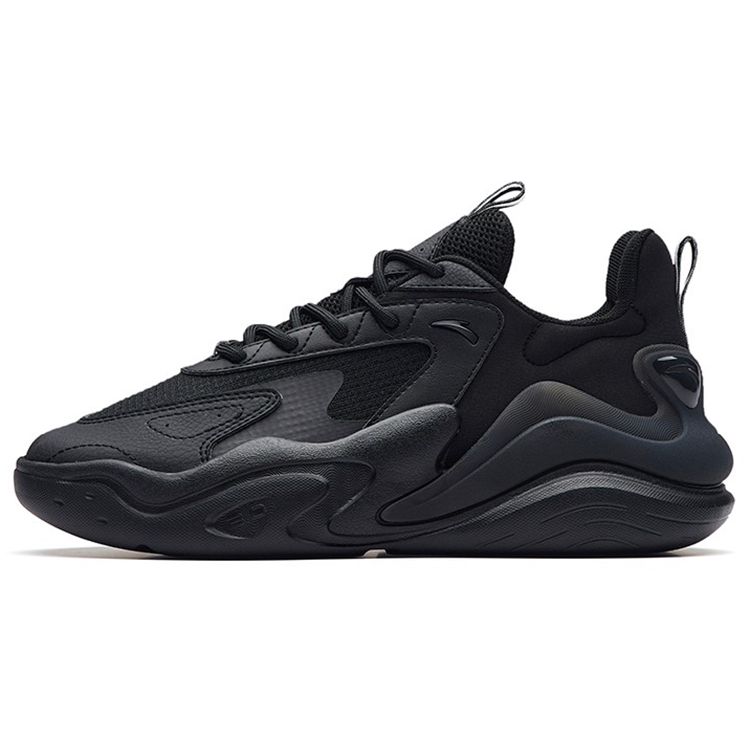 Anta Tide Worship 3.0 Mesh Breathable Low-Top Sports Casual Shoes Women Sneakers Black 122238840-2