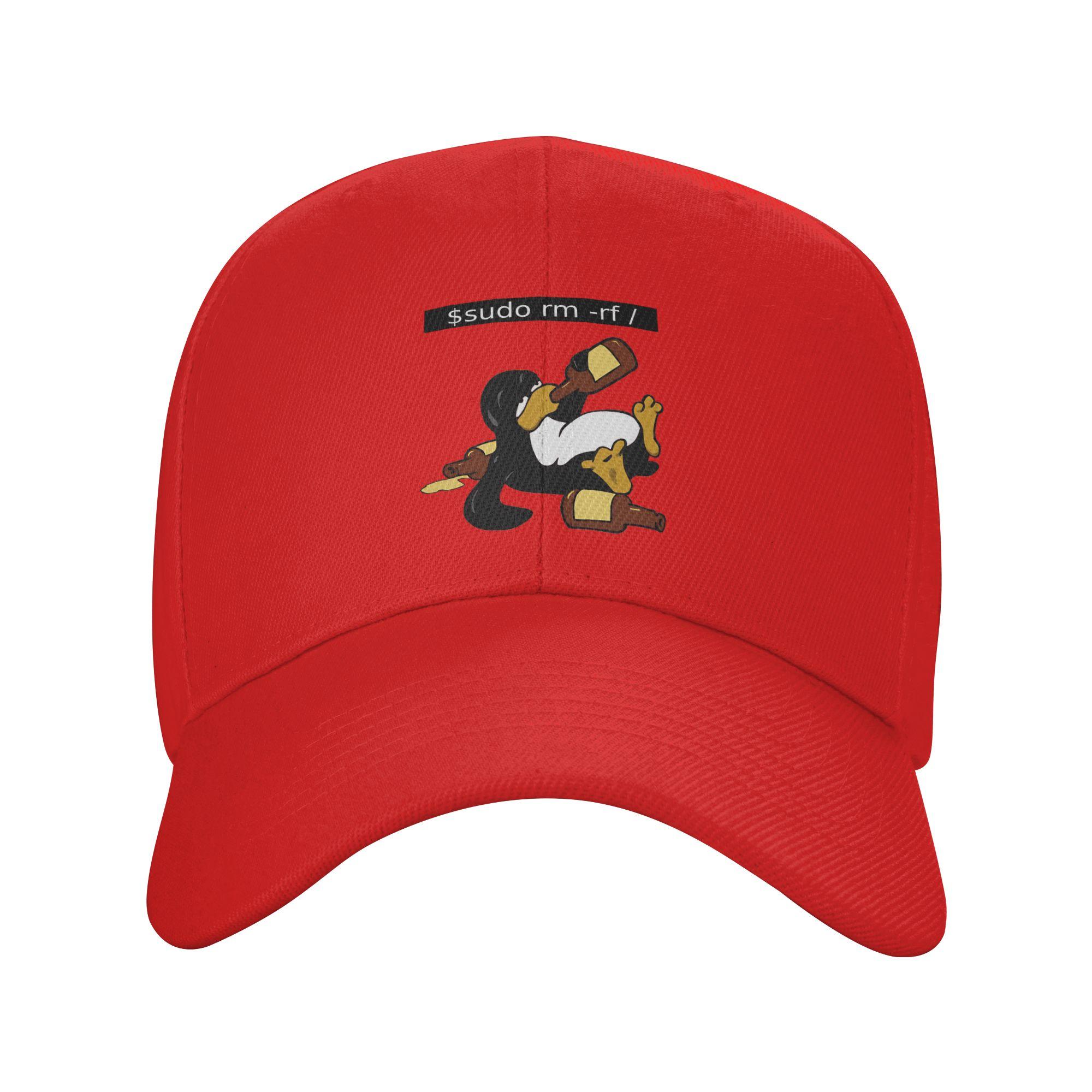 Funny Linux ComUnisexd Funny Linux Baseball Cap yk Cute Trucker Hat Summer Unisex Adult Outdoor Gym Baseball Caps One Size