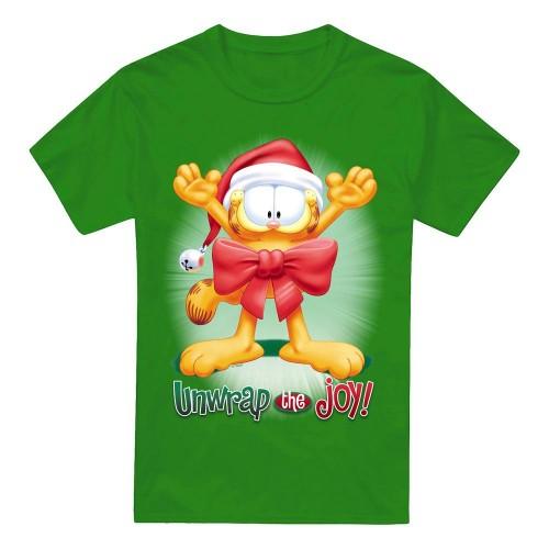 Garfield Mens Unwrap The Joy! T-Shirt