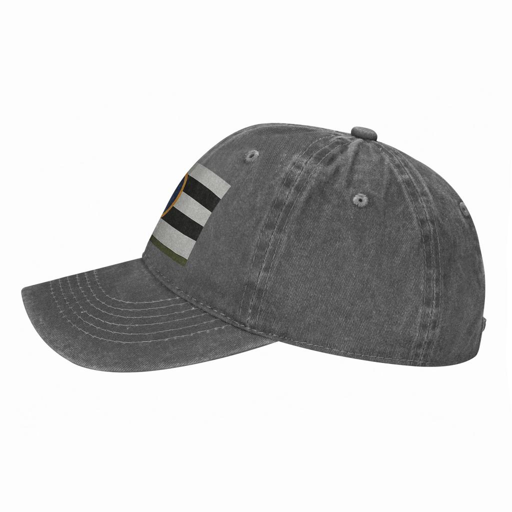 D-Day Stripes With RAF Roundel Denim Fabric Cap Casual Baseball Caps Adjustable Hat Summer Unisex Baseball Hats