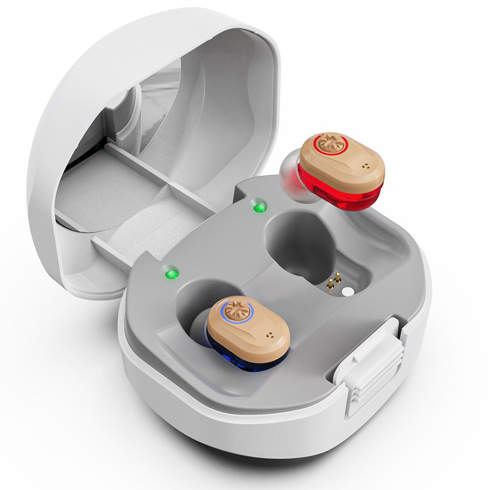 Digital Display TWS Charging Case Hearing Aid for Seniors - In-ear Sound Amplifier