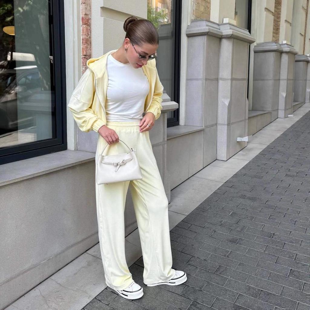 2025 Autumn Women's Hooded Casual Set: Long Sleeve & Pants