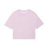 Nike Dri-Fit Loose Fit Cropped Short Sleeve T-Shirt Women Tops Pink DC7190-576