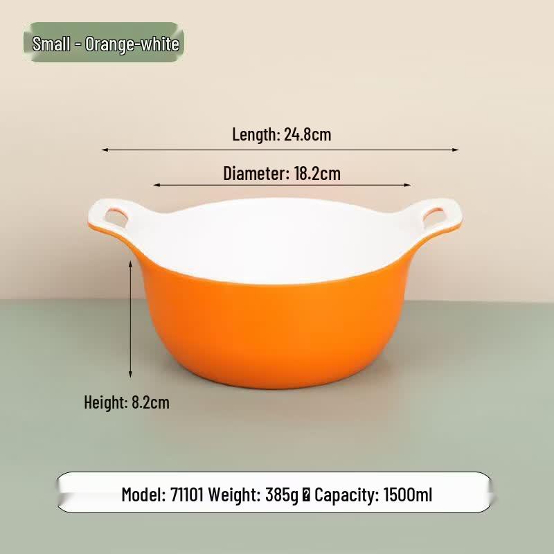 Melamine Double-Handle Soup & Noodle Bowls Small