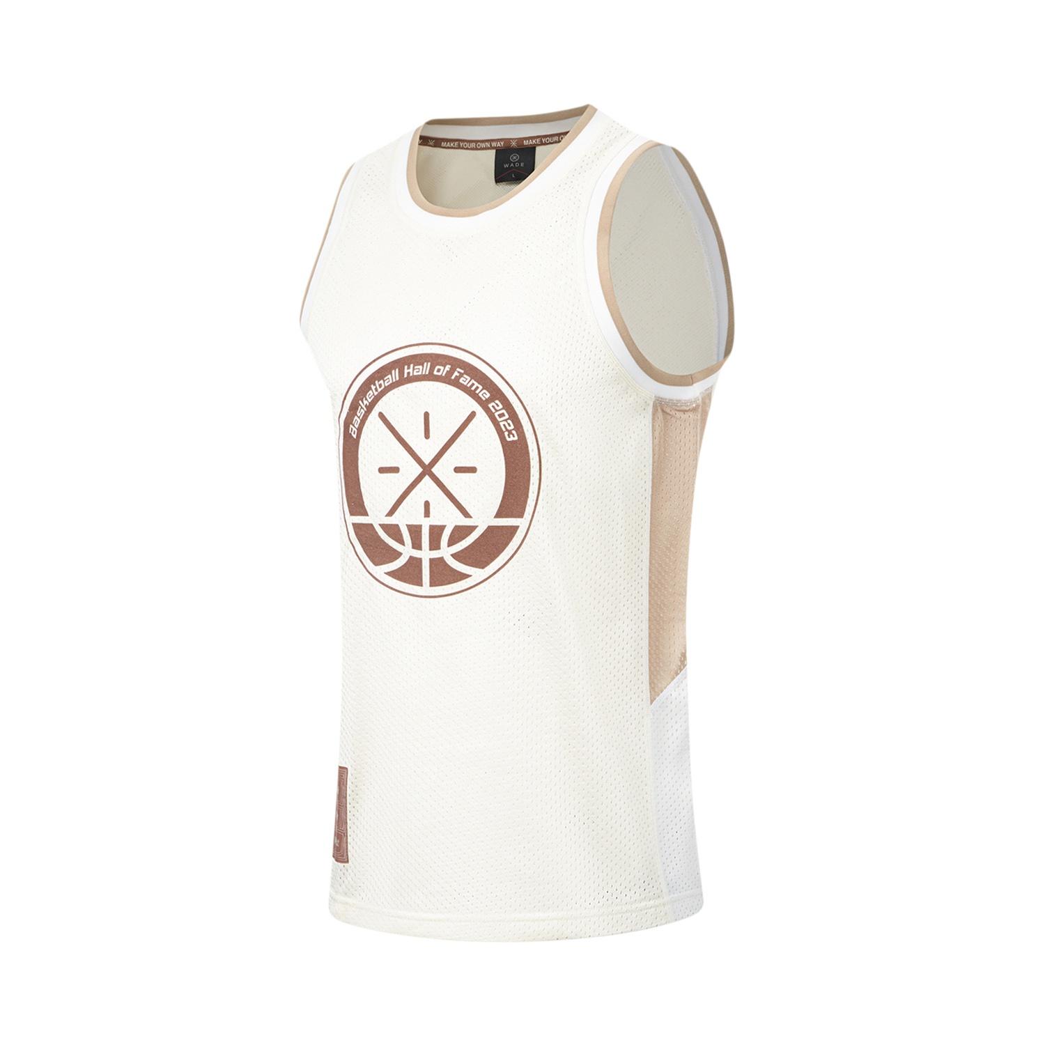 Li-Ning Way of Wade Hall of Fame 2023 Basketball Jersey  Beige  Men s AAYT735-2 L