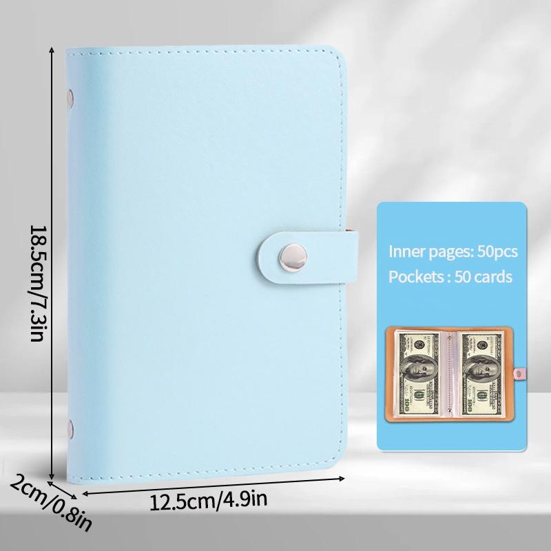Coin Collection Album Tickets Collection  Album for Tickets 50Pages Saving Piggy Banks Cash Collect Book Money Organizer