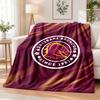 Coperta in Flanella Stampata Brisbane Broncos Caldo Comfort Coperta da Letto Per Decorazione Interna della Casa