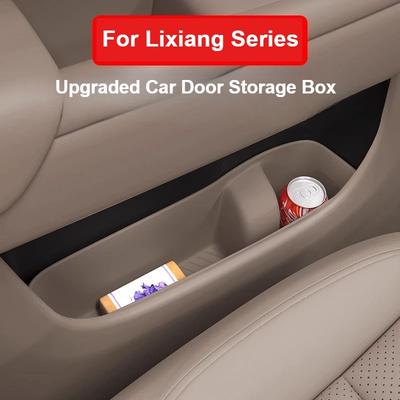 For Li Lixiang L6 L7 L8 L9 Car Door Storage Box Upgraded Door Slot Mat Interior Trash Bag Storage Box Modification Accessories