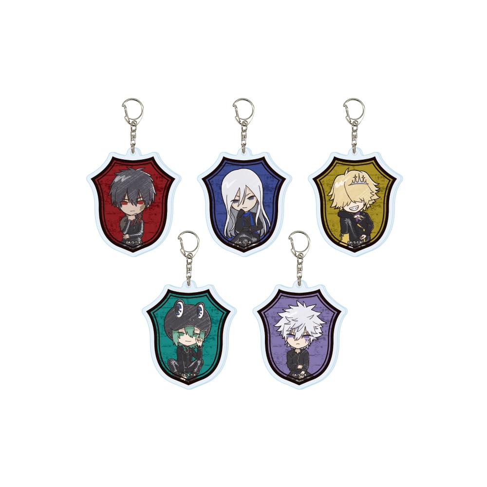 

Katekyo Hitman 29 Art Acrylic Keychain Complete Set of Reborn! [Graff Illustration] (Box 5)