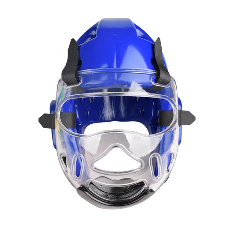 Thickened Taekwondo Head Guard: One-Piece Protective Helmet Mask