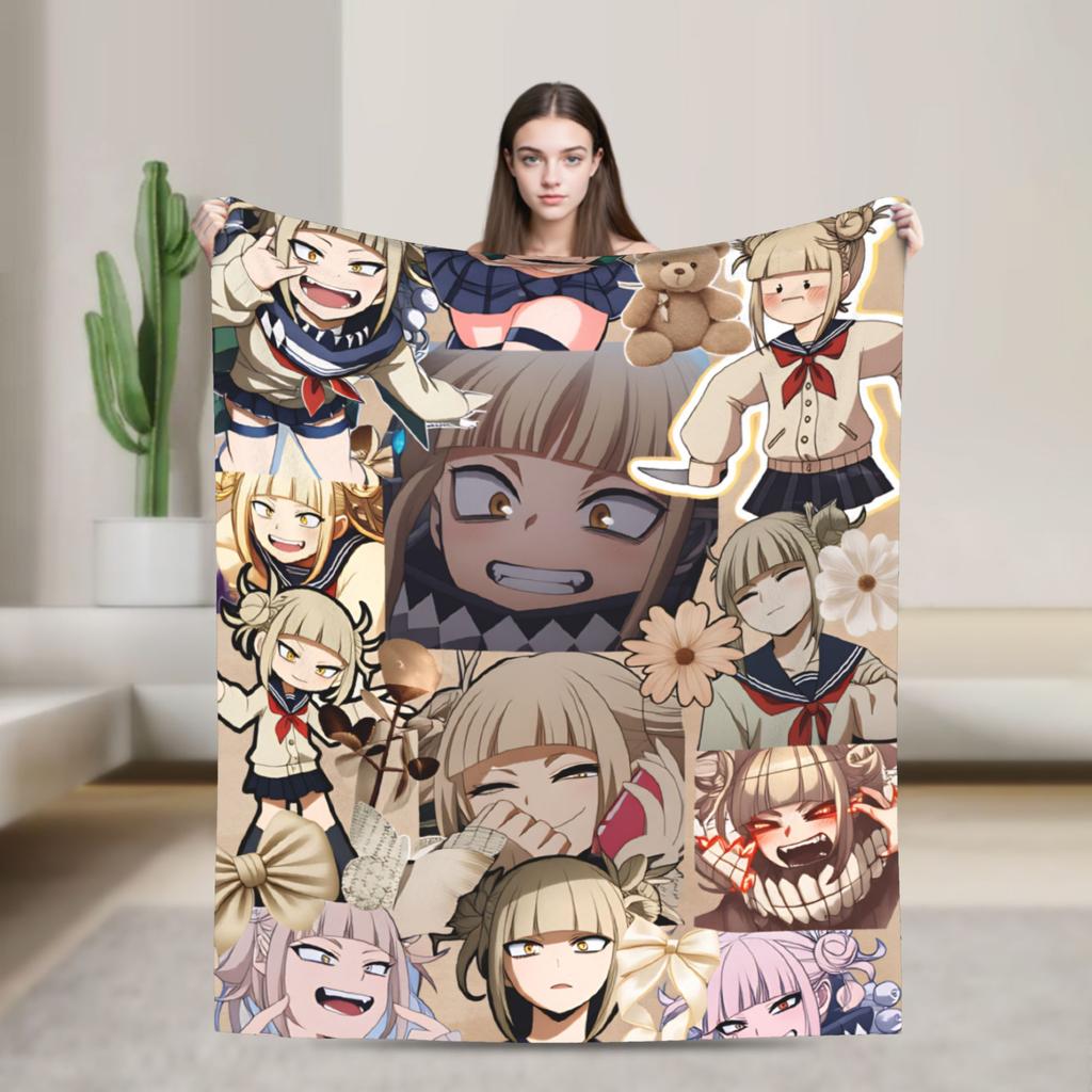 My Hero Academia Super Soft Blankets  Airplane Travel Plush Throw Blanket Aesthetic Couch Bed Flannel Bedspread Sofa Bed Cover