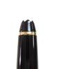 Great MONTBLANC fountain pen Meisterstck Classic white star Black gold 14K mens Used