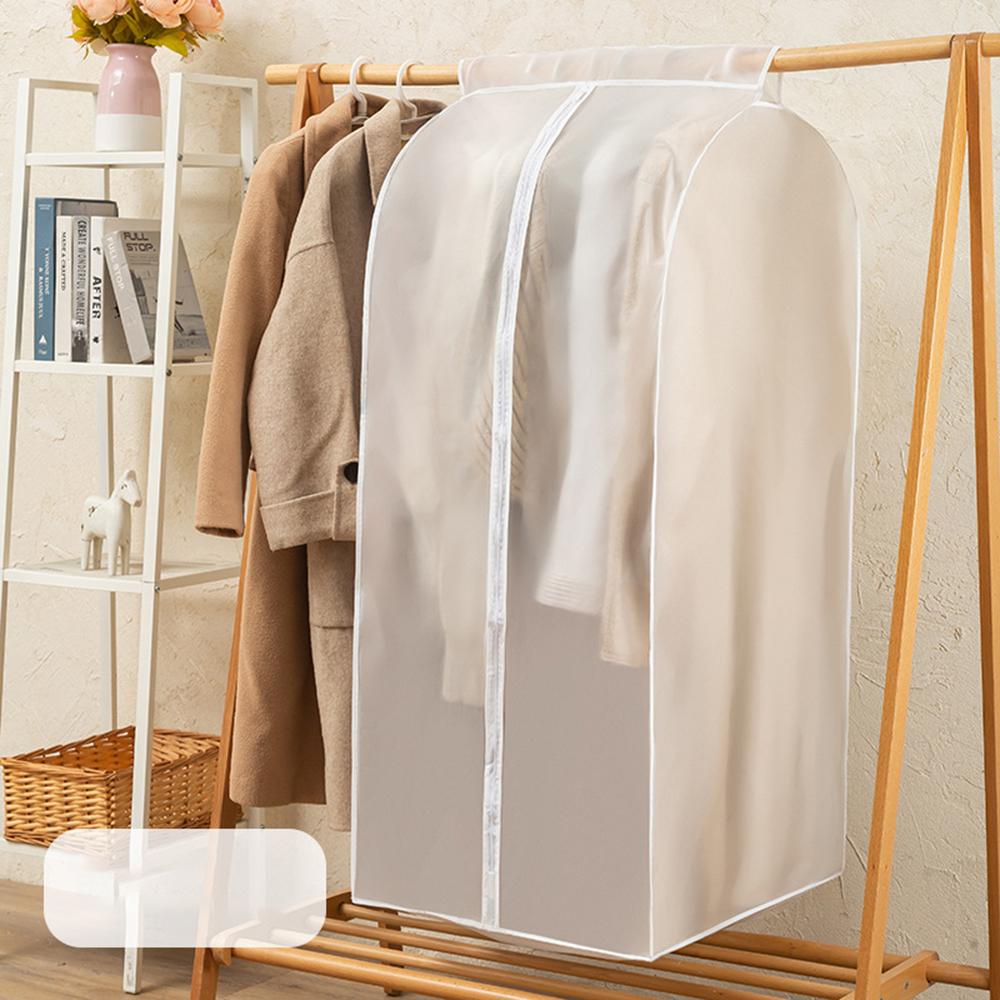 

1 шт. вертикальный чехол для одежды от пыли, прозрачный моющийся подвесной мешок, бытовая вешалка для толстого пальто, пылевой мешок для костюма