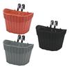 Kids Bike Basket Front Decoration Portable Handwoven Practical Children Bicycle Front Basket for Girls Boys Riding Street Parks