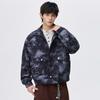New Large-size Jacket Men's Lapel Personalized Printed Guochao Jacket