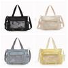 Harajuku JK Shoulder Bag Large Capacity Lolita Handbag Lovely Transparent Itabag  Shopping