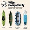 42 Inch Kayak Wind Sail Portable Foldable Durable Wind Sail with Transparent Window for Kayak Canoes