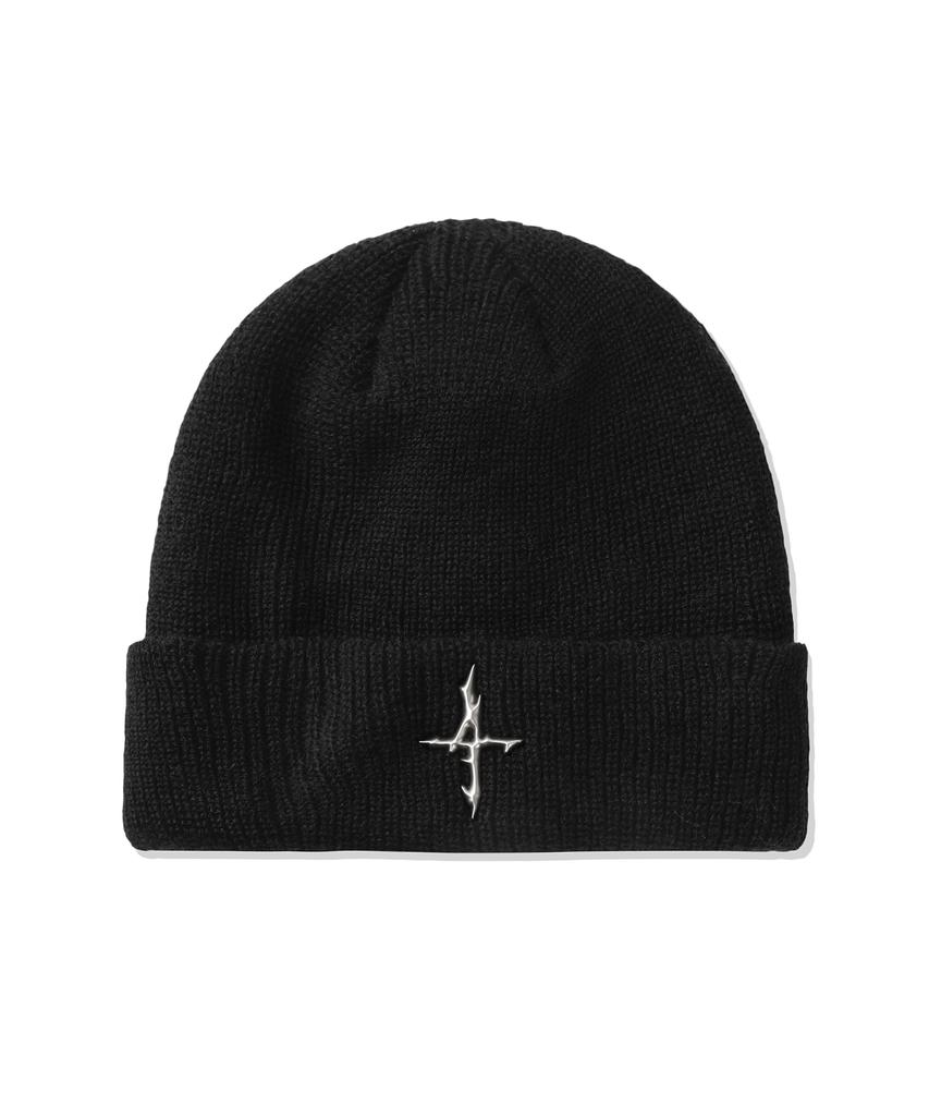 NOT4NERD 4 Symbol Pendant Beanie - Black