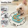 Slow Feeder Dog Bowl Maze Puzzle Anti-Gulping Non-Slip Pet Food Bowl for Small Medium Dogs Cats Puppy Healthy Eating Supplies