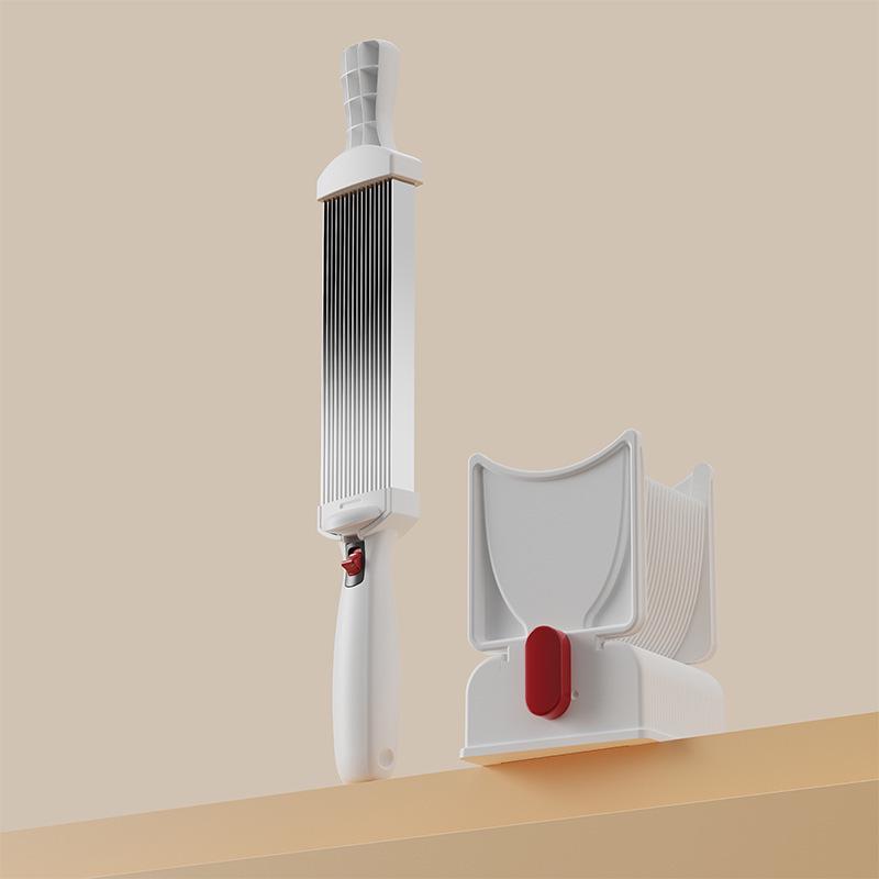 Multifunctional Stainless Steel Vegetable & Meat Slicer: Quickly Cuts Meat, Cubes, and Shreds.