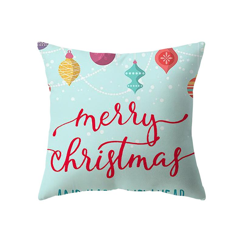 საშობაო თემა საშობაო დეკორაცია ბეჭდვის ნიმუში ბალიშის საფარი სახლის მისაღები ოთახის დივნის დეკორაცია ბალიშის გადასაფარებელი