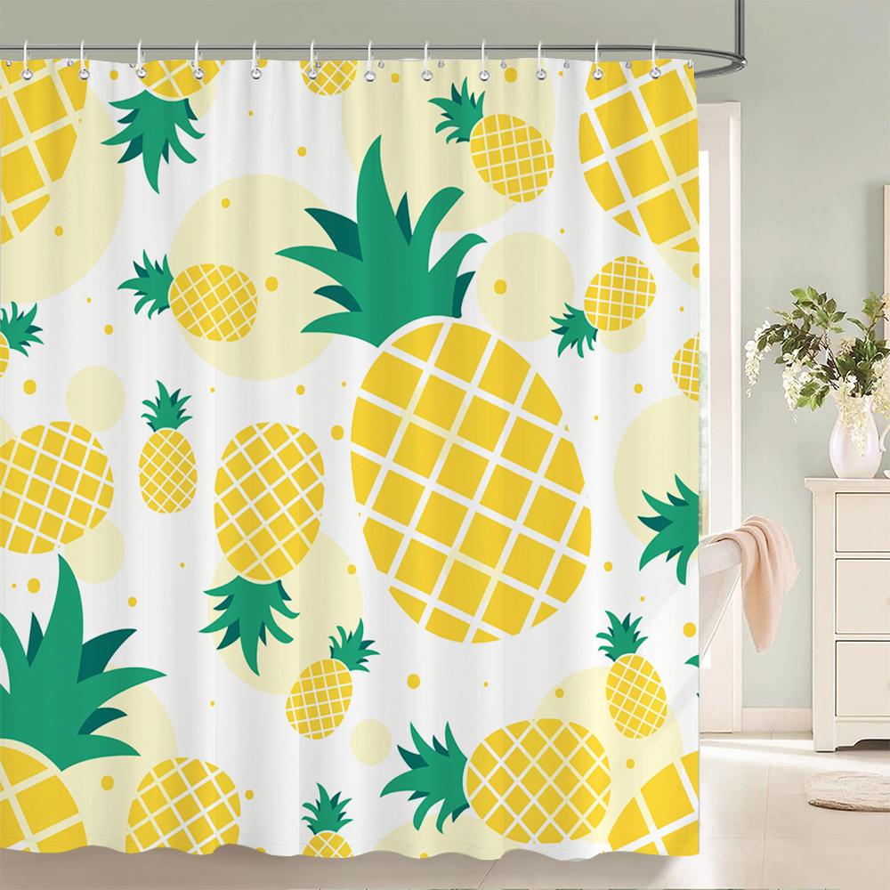 Beautiful Flowers Shower Curtains with hooks Waterproof Bath Curtains for Bathroom Home Decoration Floral Bathroom Curtain