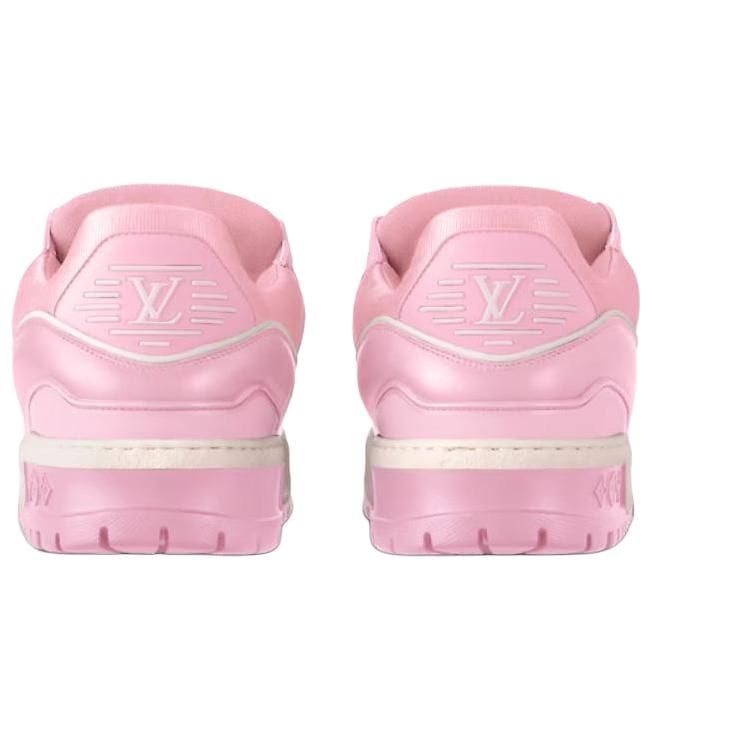 LOUIS VUITTON Trainer Maxi LOVE Component Logo Low top Skateboard Shoes Men's Pink 1AD5OO