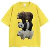 Funny We Bears Realistic Meme Graphic T-shirts Men Women Creativity Novelty T Shirt Oversized Cotton Casual T-shirt
