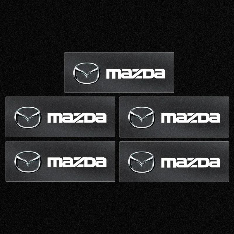 Autocollants de Poignée de Porte de Voiture Autocollants Protecteurs de Rétroviseur Accessoires de Voiture Pour Mazda 3 5 323 626 CX-3 CX-4 CX-5 CX-7 CX-9