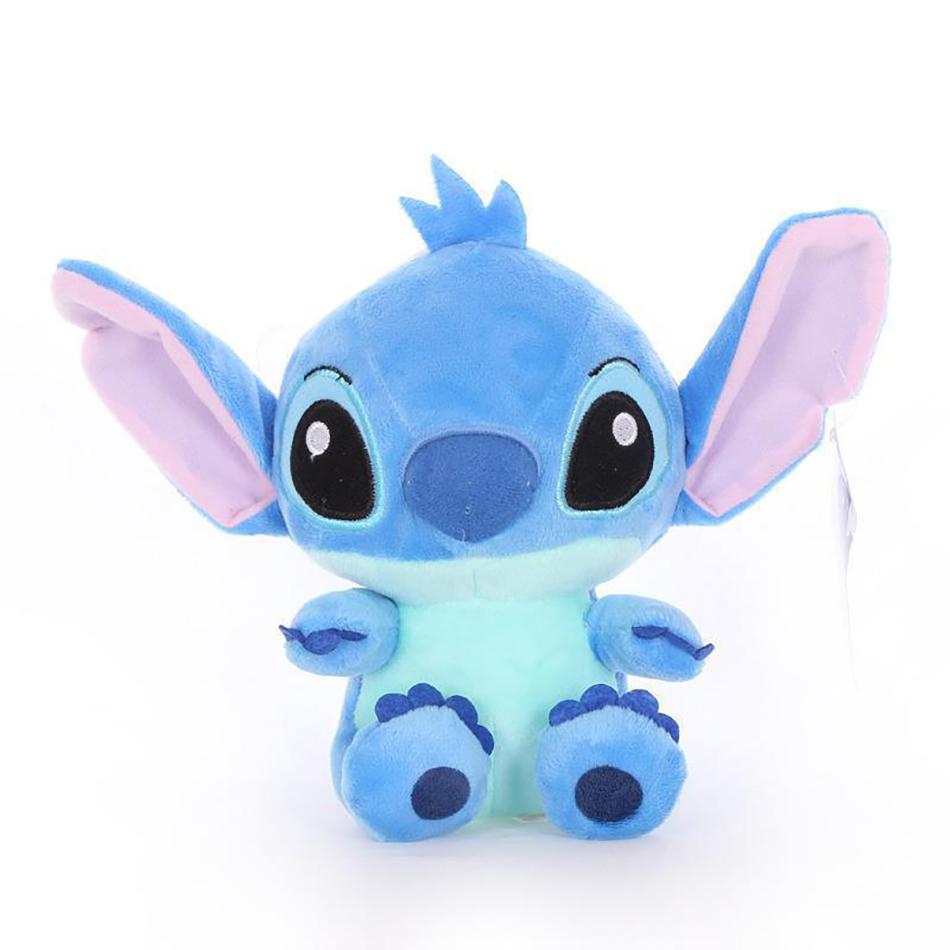 18cm Animation Stitch Plush Plush-Filled Miniatures Animation Design Playthings Kawaii Role Pendant Plush Baby Playthings Figure Kids Celebration