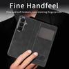 For Samsung Galaxy Z Fold7 5G Case View Window PU Leather Phone Cover