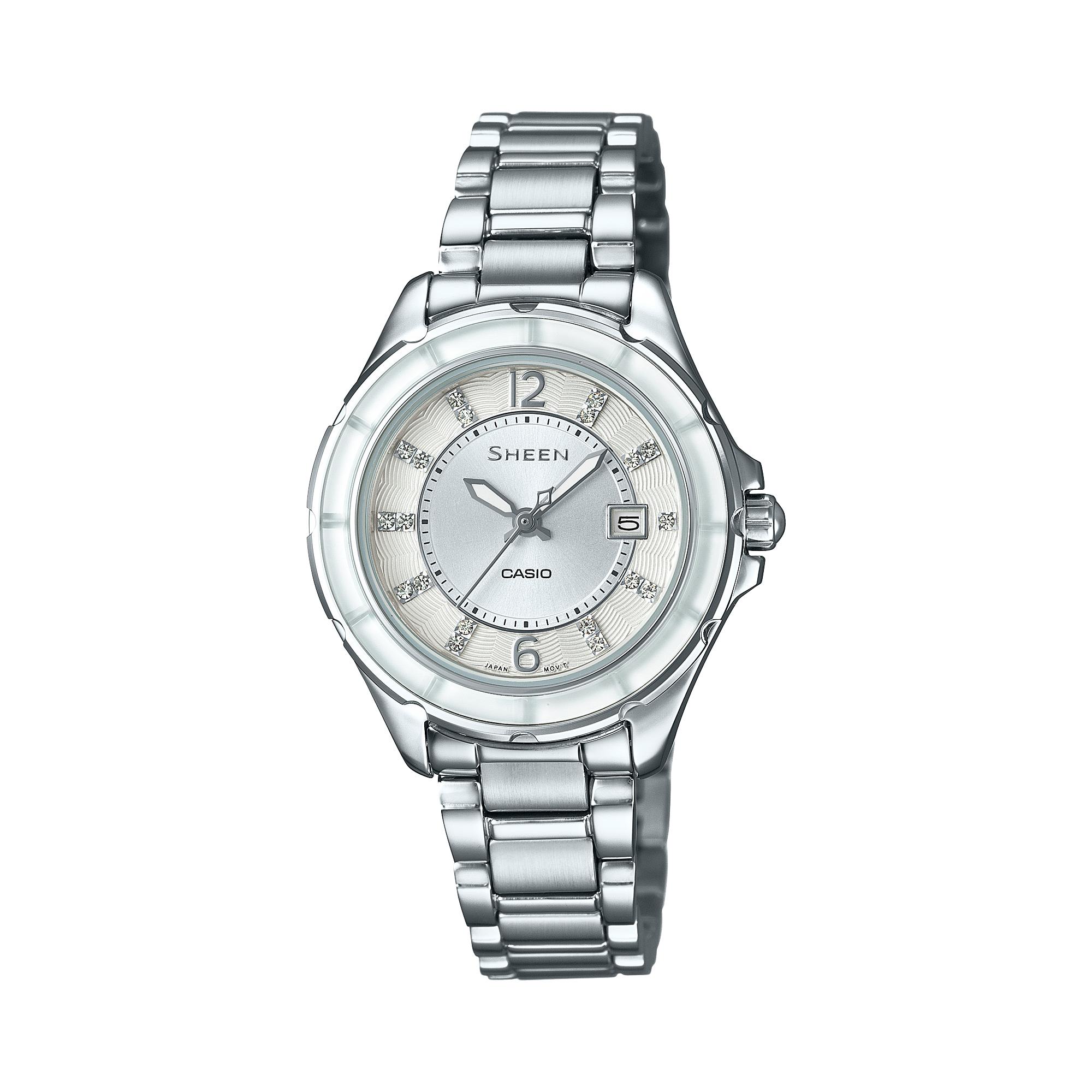 

Casio Men s Water Resistant Analog Quartz Watch SHE-4045D-7A белый