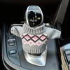 1pc Fit for Most Gear Shift Cover -Knit Cover Suitable for Manual Transmission Shifter,Steering Column,Car Interior (Compatible)