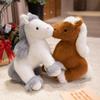 Standing Pony Plush Toys Long Mane Cartoon Horse Stuffed Toy Foal Plush Doll  Easter Gifts