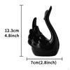 Elegant Swan Figurines: Ceramic Sculpture for Home Decor and Gifts