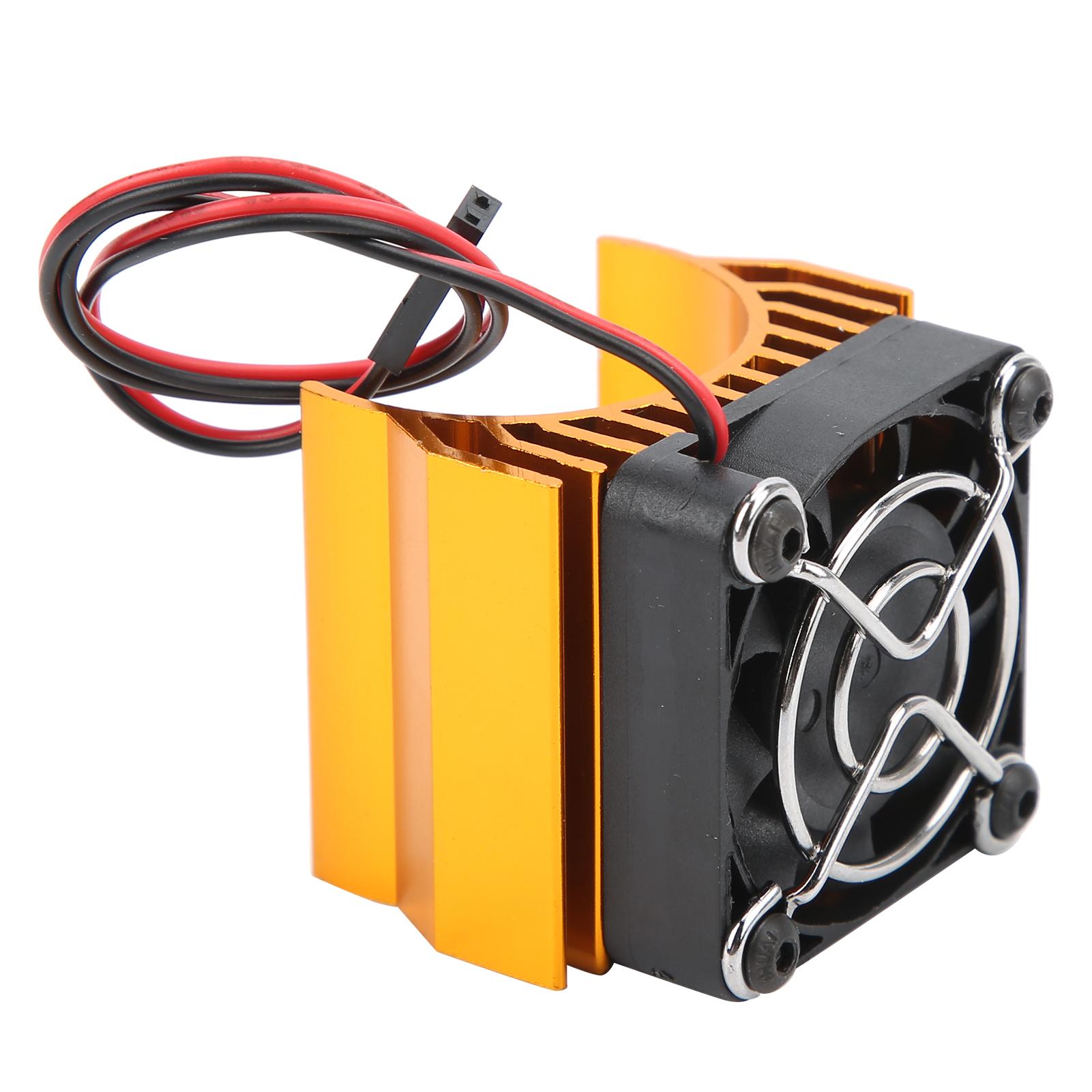 

1/10 RC Car 3650 Brushless Motor Cooling Fan 540 Brushed Motor Fan with Heatsink