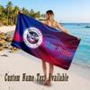 Brentford Football Design Beach Towel Custom Text Large Towel for Beach Vacation
