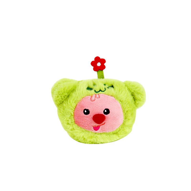 

Loopy Transform Panda Keychain Fluffy Bunny Ear Panda Bag Backpack Decoration Monster