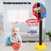 Portable Adjustable Miniature Basketball Set Toy for Training Outdoor Indoor Sport Gifts
