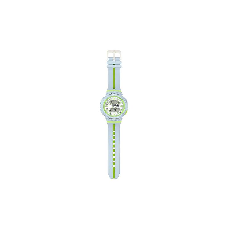 Casio BABY-G Series, Fashionable Street Style, Contrasting Colors, Vibrant Classic Hands, Quartz Movement, Resin Strap, Japanese and BGA-240L-7A