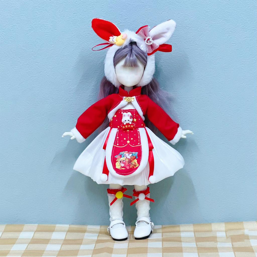 Ropa de Muñeca de Dibujos Animados Linda - 17cm Ropa de Muñeca Linda Accesorios de Muñeca