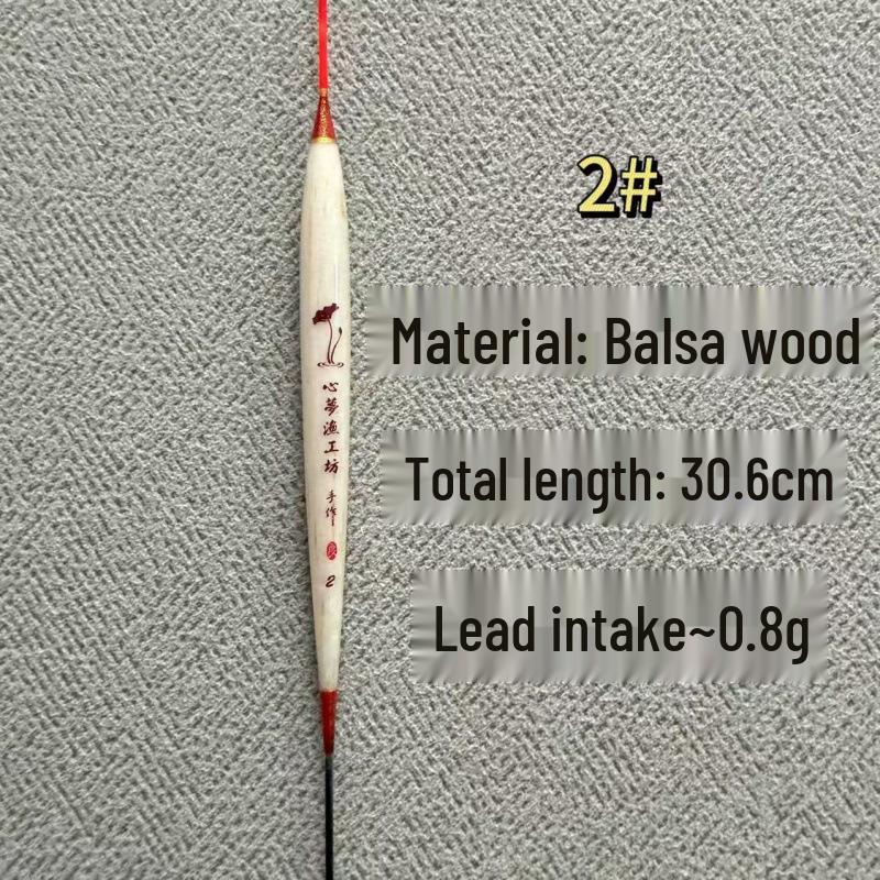 Shallow Water Balsa Wood Fishing Floats for Carp and Crucian Fishing