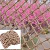 Hemp Rope Climbing Net Garden Balcony DIY Craft Jute Twine Trellis Decorative Net Wall Decoration Nature Jute Rope