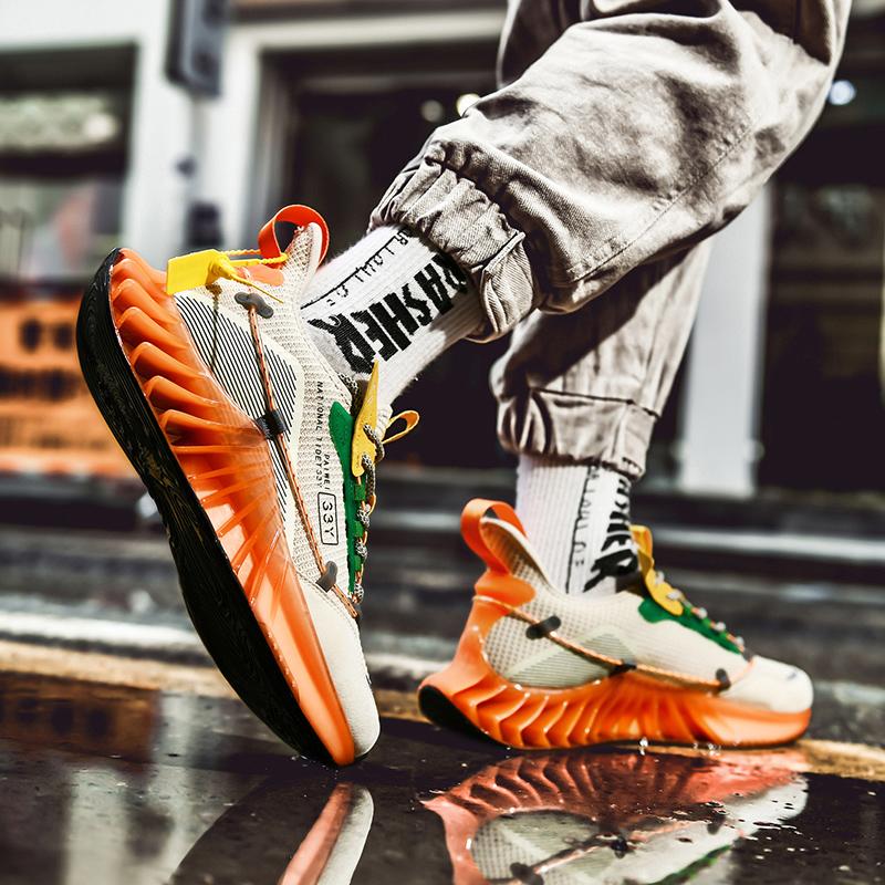 Herresko Sneakers Mannlig tenis Luksussko Herre fritidssko Trener Løp Pustende mote loafers Løpesko for menn