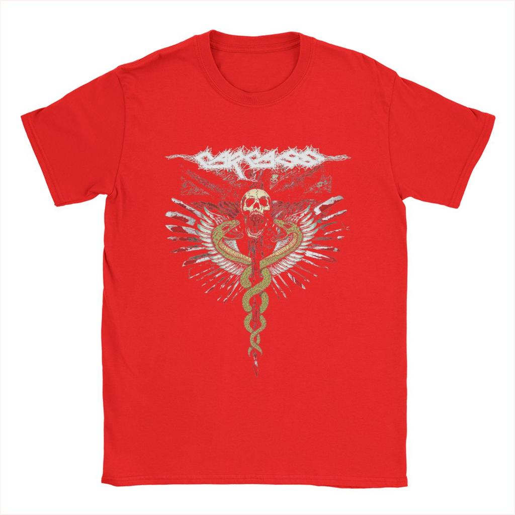 Men's T-Shirts Carcass Band Amazing 100% Cotton Tees Short Sleeve T Shirt Round Collar Clothes New Arrival