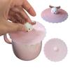 5 Bucăți Capac de Silicon pentru Cana Rezistent la Scurgeri Rezistent la Căldură Capac pentru Căni de Sticlă Căni de Cafea Grad Alimentar Inodor Drăguț Accesoriu de Bucătărie pentru Acasă Birou
