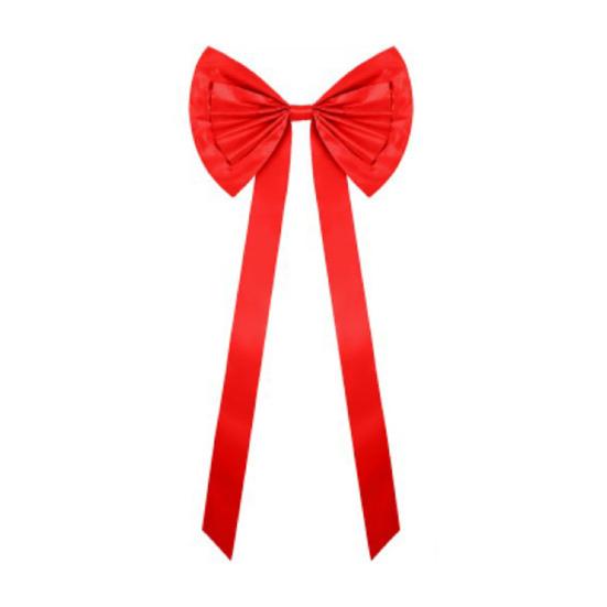 Extra Large Christmas Tree Topper Bows 70.9" x 24" Giant Bow Ribbon Tie for Tree Wreath Birthday Wedding Engagement Backdrop Wall Decor