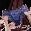 Women'S Panties Sexy Lace Transparent Underwear Hollow Out Female Low Waist Briefs Breathable Lingerie Intimates Underpants
